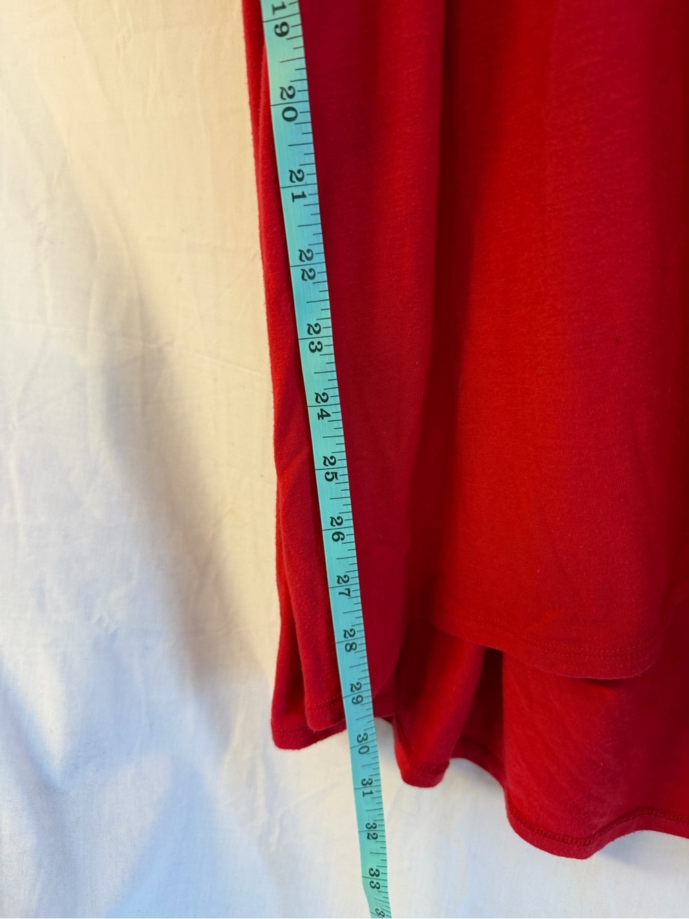 Zenana Outfitters Red Short-Sleeve Peplum Tunic - Picture 4 of 5